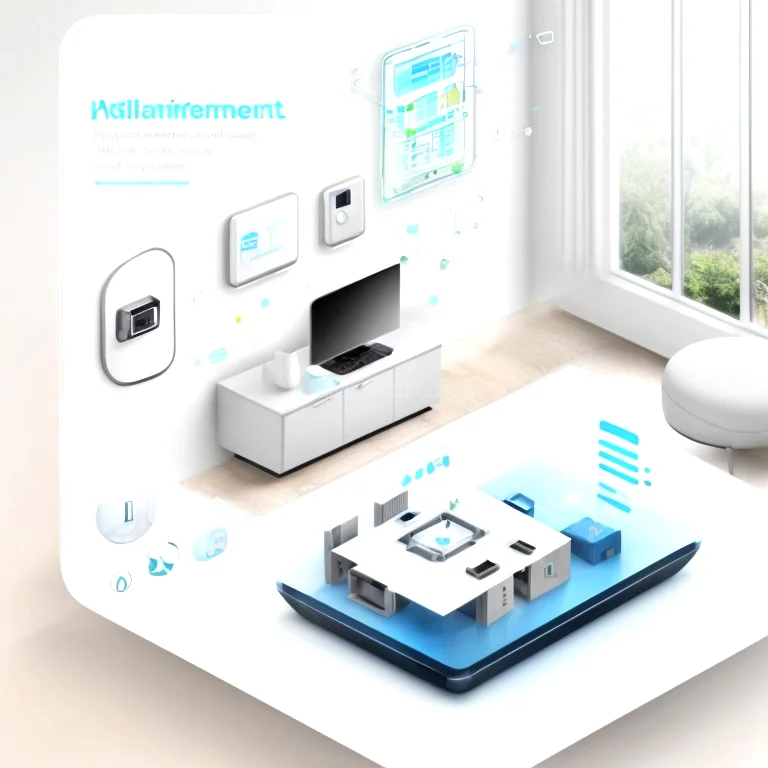 スマートホームの操作パネルイメージ